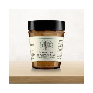 Cedar Jam and Hulled Hemp Seeds