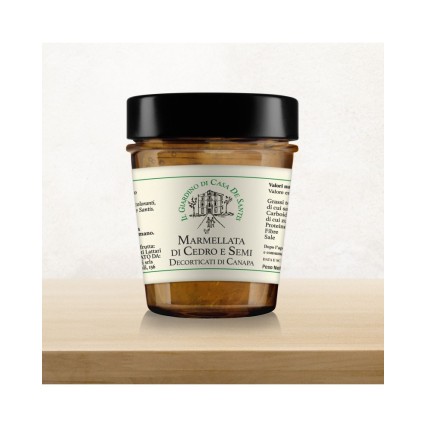 Marmellata di Cedro e Semi Decorticati di Canapa