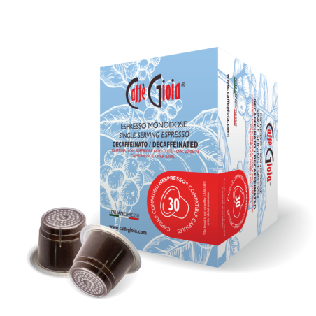 30 NESPRESSO* COMPATIBLE CAPSULES DECAFFEINATED BLEND