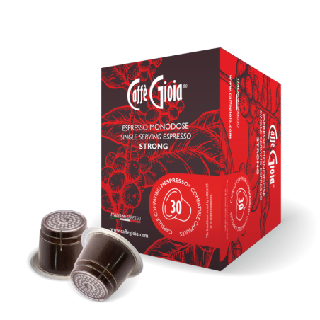 30 NESPRESSO* COMPATIBLE CAPSULES STRONG BLEND