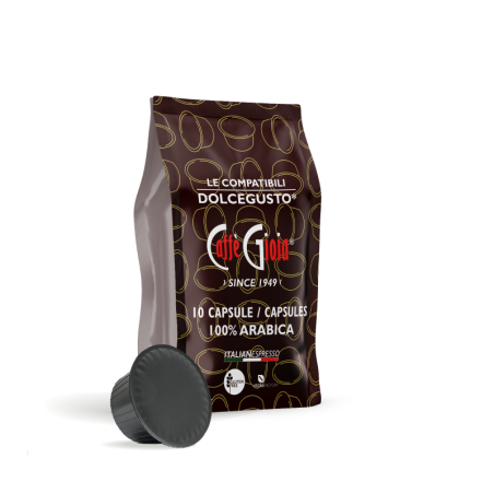 10 DOLCEGUSTO* COMPATIBLE CAPSULES 100% ARABICA BLEND